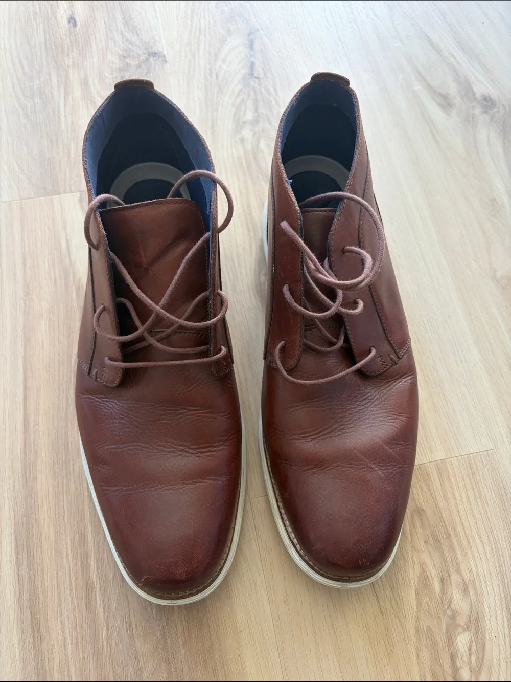 Men's Men’s Cole Haan Grand Os Brown Leather Boots